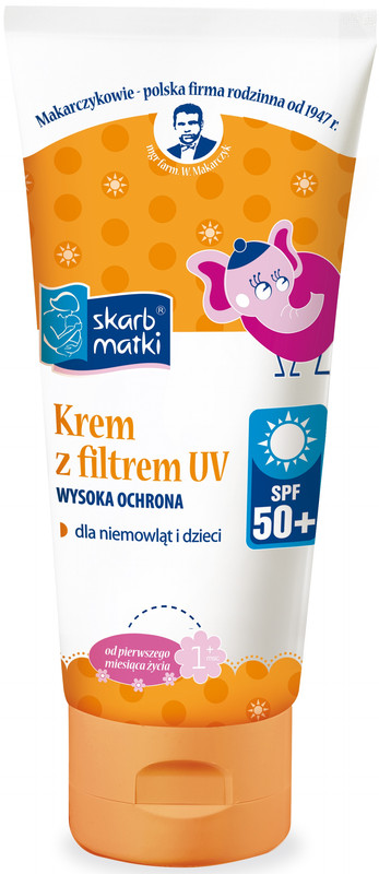 Skarb Matki Крем з УФ-фільтром для немовлят та дітей SPF 50+ 75 мл